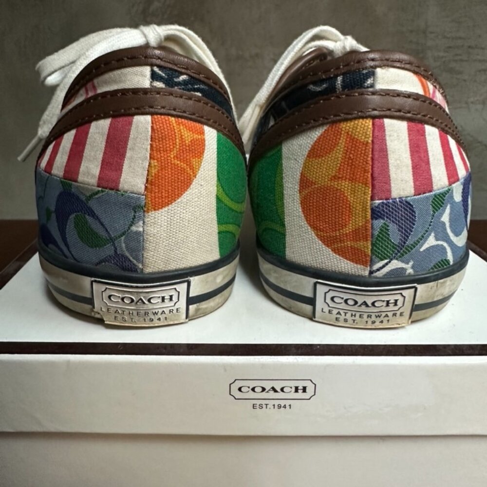 Coach Daphney Patchwork Sneakers - Multi-Color Si… - image 6